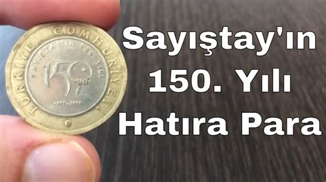 sayıştayın 150 yılı parası kaç lira